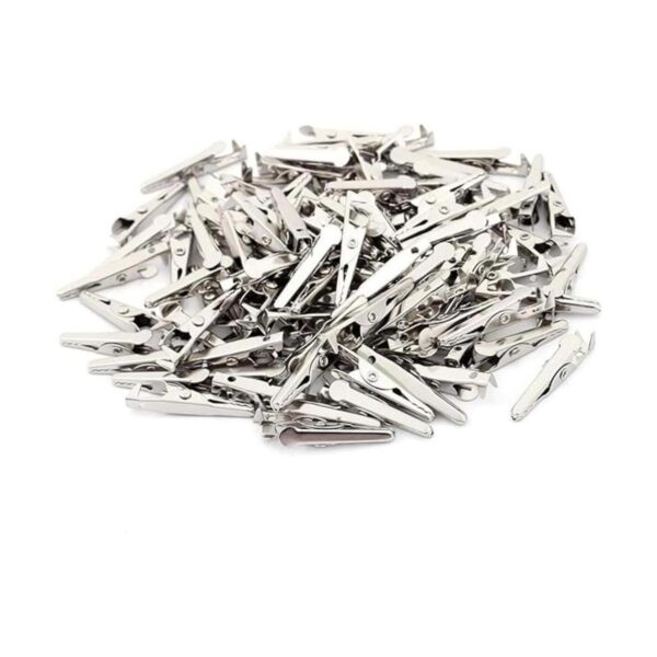 Uxcell metal No aislado Prueba eléctrica Alligator Clip_1