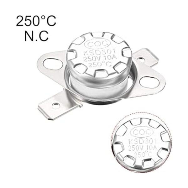 uxcell KSD301 termostato 482.0 F482 F 10 A normal_4