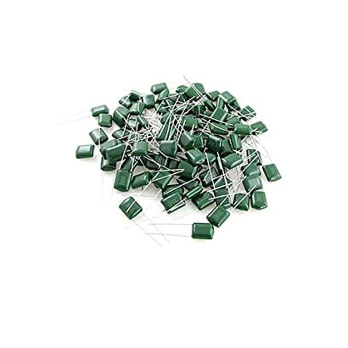 uxcell DC 100V 0.1uF Condensador de película de poliéster