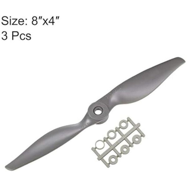 uxcell RC Hélice CW 7.9 x 3.9 in 2 paletas para avión_2
