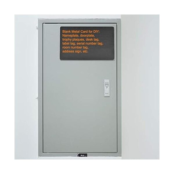 uxcell Tarjeta de metal en blanco de 3.150 x 1.969 x 0.020_4