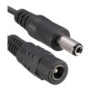 Uxcell 20 cm 5.5 x 2.1 mm DC 1 hembra a 2 macho Cable de_4