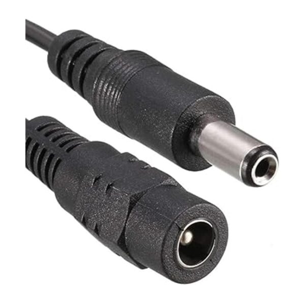 Uxcell 20 cm 5.5 x 2.1 mm DC 1 hembra a 2 macho Cable de_4