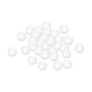 uxcell 25 bolas de espuma de poliestireno blanco de 1.5