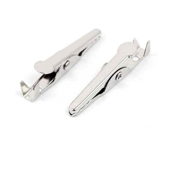Uxcell metal No aislado Prueba eléctrica Alligator Clip_2
