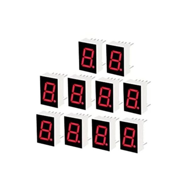 uxcell Common Cathode 10 pines 1 bit 7 segmentos 1.1 x_1