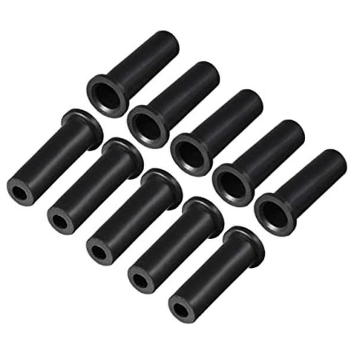 uxcell 10pcs 0.3940.236 in PVC Cable de alivio de tensión