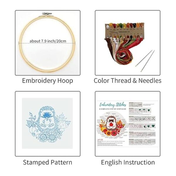 Louise Maelys Kits de bordado de animales para