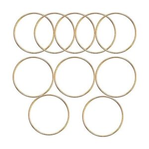 10 anillos de metal de 4 pulgadas anillos de macramé