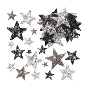 50 parches adhesivos para planchar con estrellas parches_1
