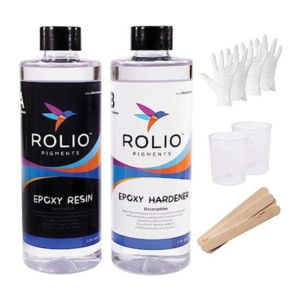 Kit de resina epoxi y endurecedor de 32 onzas