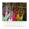 10 anillos de metal de 4 pulgadas anillos de macramé