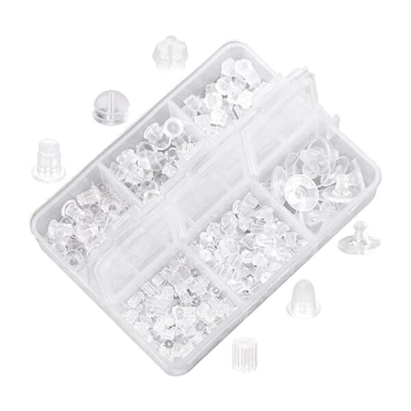 Juego de repuesto de silicona para aretes de tachuelas de