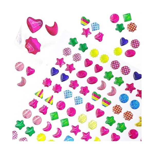 MiaoWu 2000 aretes adhesivos con gemas 3D aretes_2