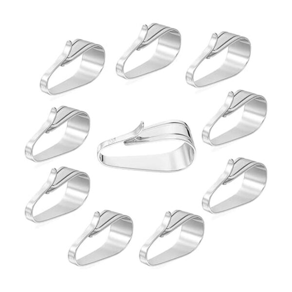 10 fianzas para hacer joyas material de plata de ley 925_1