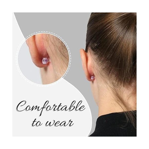 Juego de repuesto de silicona para aretes de tachuelas de
