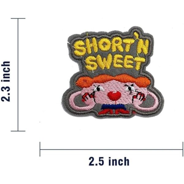 Obokata Parche para planchar parches dulces SHORTEN
