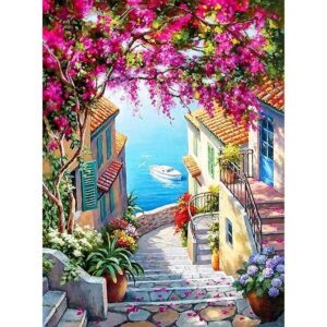 Amissz Kits de pintura de diamantes de paisaje para_1