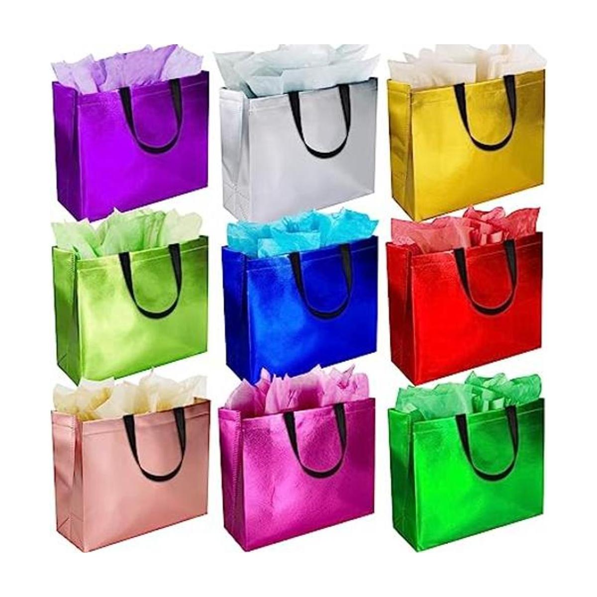 BLEWINDZ 18 bolsas de regalo de gran tamaño con 18