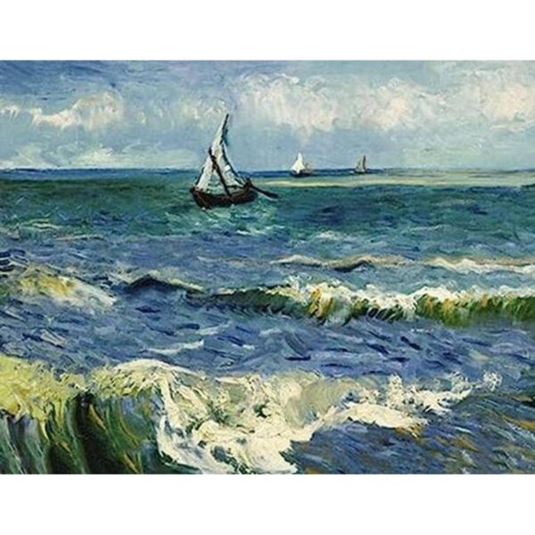 NIHOJIUMA Kits de pintura de diamantes Van Gogh Ries cerca_1