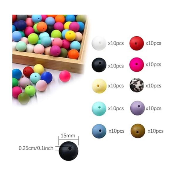 INTATIKOO Cuentas de silicona de 0.59 pulgadas para_2
