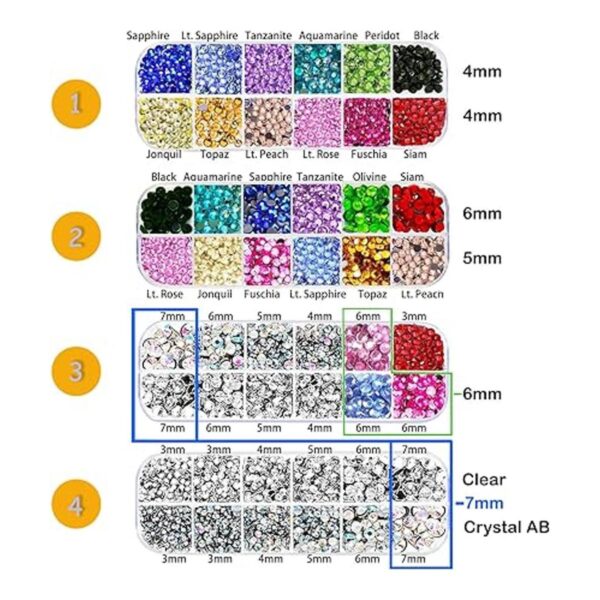 Bedazzler Kit con diamantes de imitación aplicador de