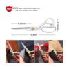 Tijeras de costura de 10 pulgadas tijeras de sastre_4