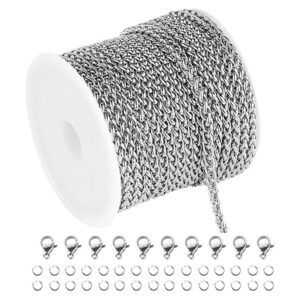 UMAOKANG Cadenas de trigo de acero inoxidable de 16.4 pies