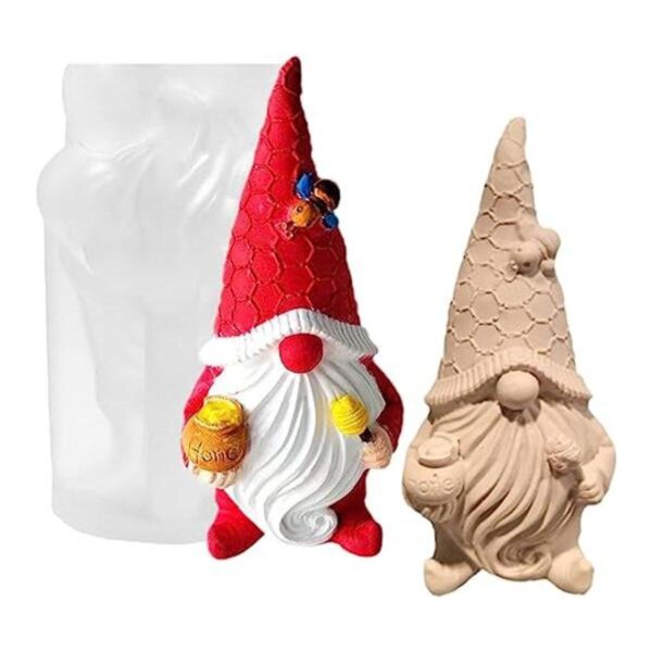 TOPYS Moldes de vela de Papá Noel sin rostro moldes de_1