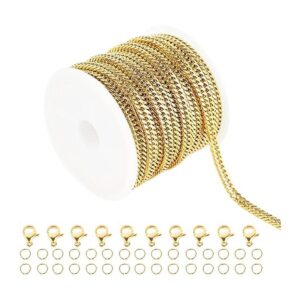 YOUBEIYEE Cadenas de acero inoxidable de 16.4 pies para