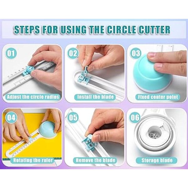 MyLifeUNIT Cortador circular cortador giratorio circular