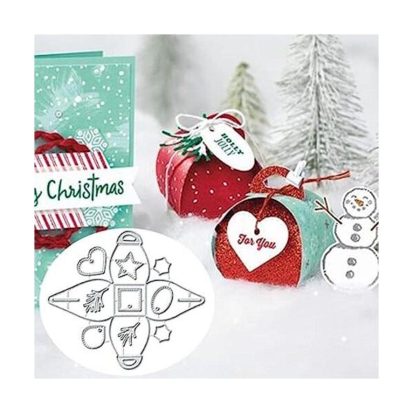 Christmas Gift Box Metal Die Cuts Christmas Gift Box_1