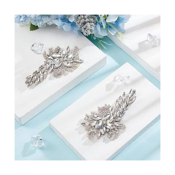 FINGERINSPIRE 2 parches de apliques de cristal de flores_5