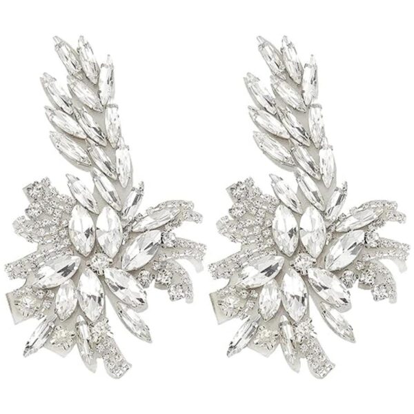 FINGERINSPIRE 2 parches de apliques de cristal de flores_1