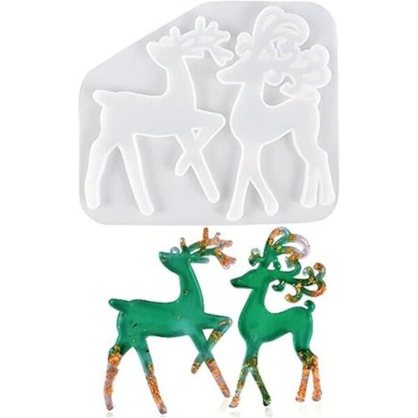 Moldes de resina de Navidad moldes de silicona para