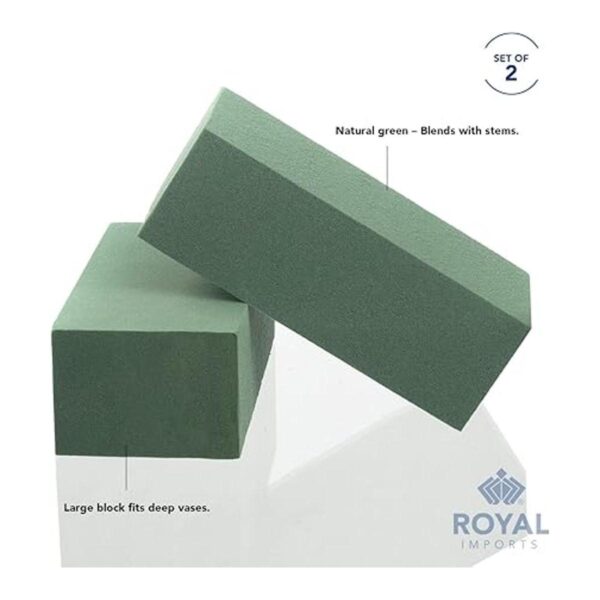 Royal Imports Bloques de espuma floral húmedos y secos_3