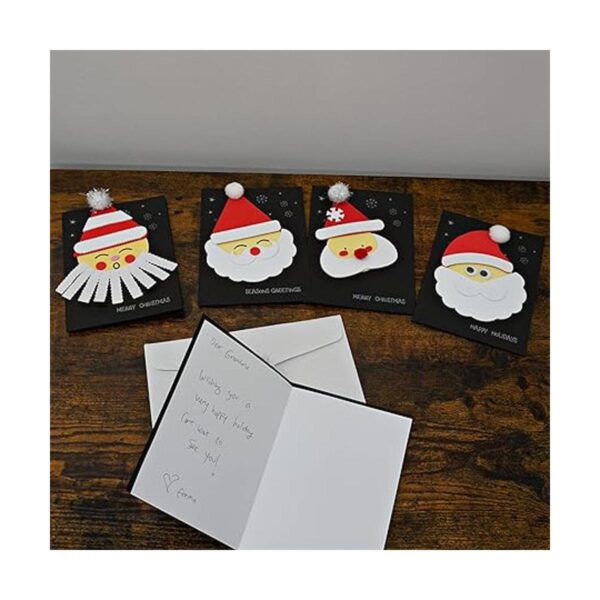 4Es Novelty Kits de fabricación de tarjetas de Navidad
