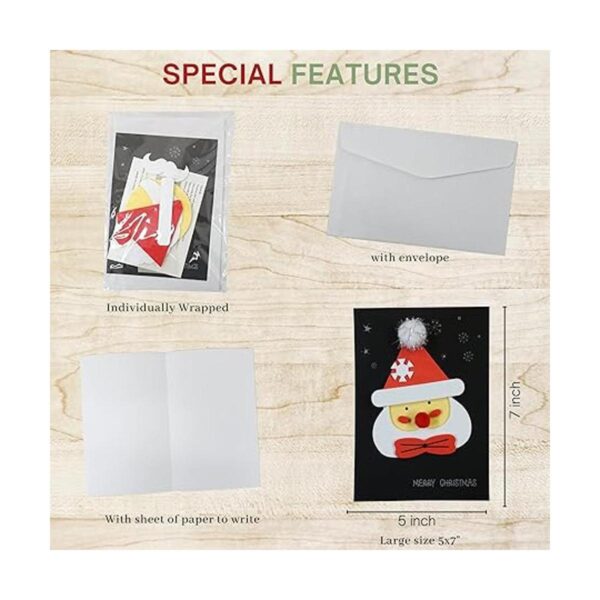 4Es Novelty Kits de fabricación de tarjetas de Navidad