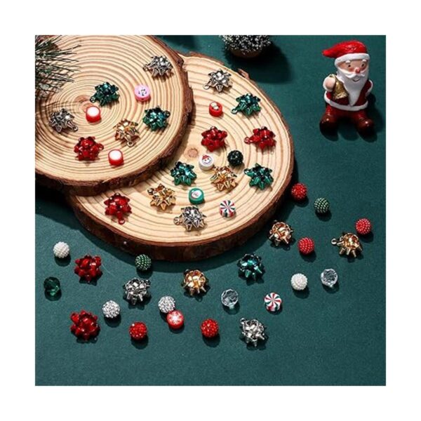 600 dijes de cuentas de Navidad para hacer joyas dijes_3