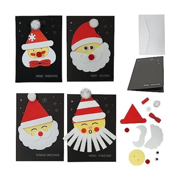 4Es Novelty Kits de fabricación de tarjetas de Navidad