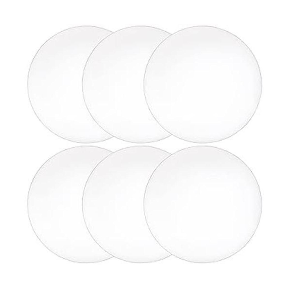 Mezchi Paquete de 6 hojas acrílicas redondas disco