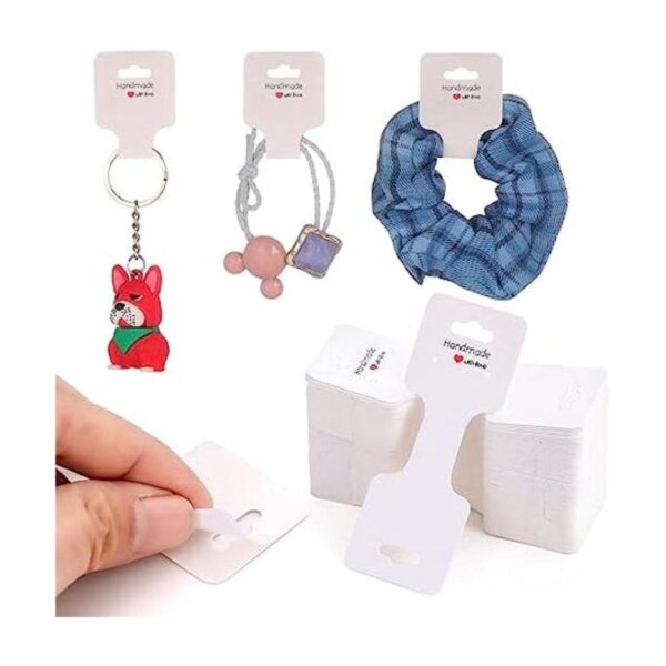 200PCS Necklace Bracelet Display CardsAdhesive Scrunchies_1
