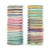 YUBBAEX Juego de 60 rollos de cinta washi delgada de papel