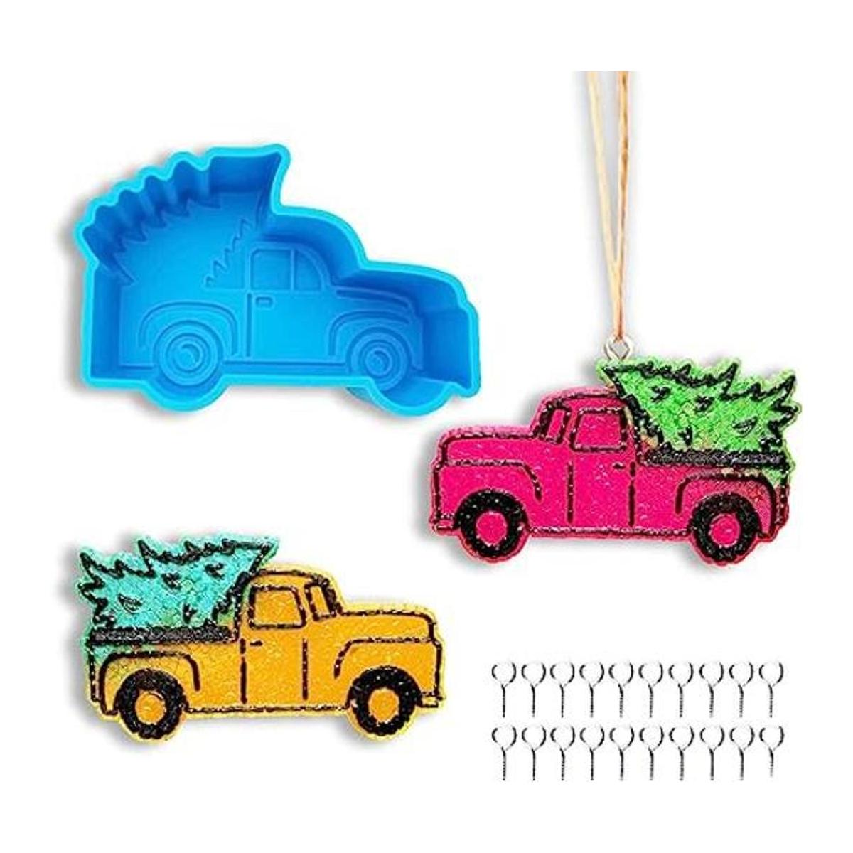 Moldes de frescor de coche para árbol de Navidad molde de