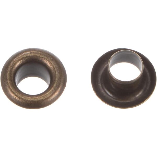 HARFINGTON Kit de 200 ojales de metal de 0.177 in y 0.18