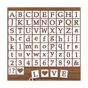 DZXCYZ Plantillas de letras del alfabeto de 1 pulgada 65