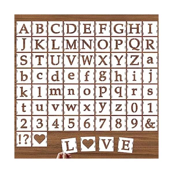 DZXCYZ Plantillas de letras del alfabeto de 1 pulgada 65