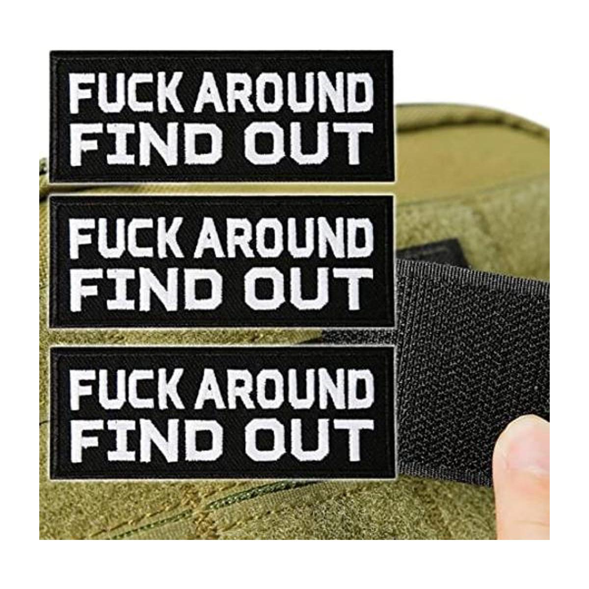OCQOTAT Parches para Fuck Around and Find Out Paquete