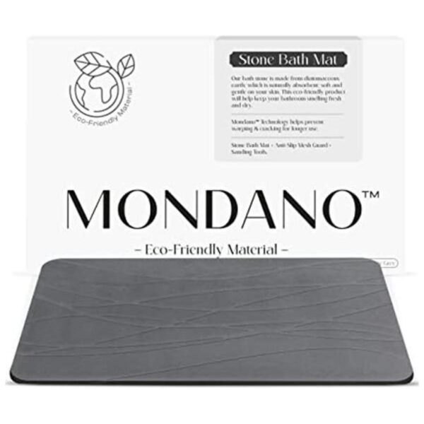 Mondano Stone Bath Mat Diatomaceous Earth Bath Mat Stone_1