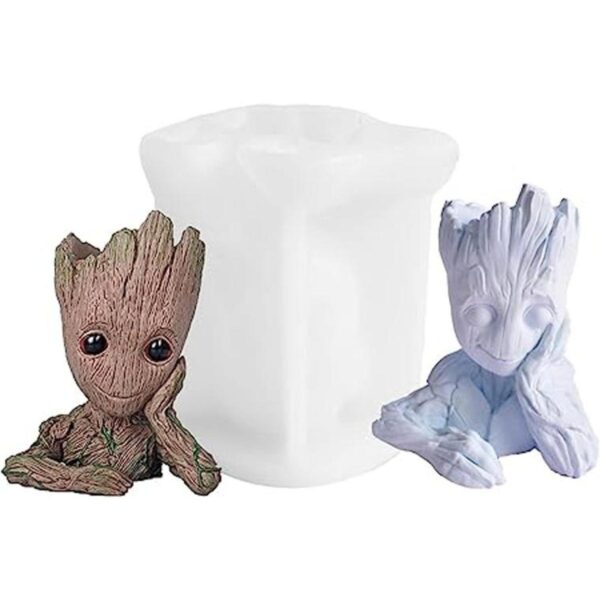 Moldes de vela 3D Groot para hacer velas moldes de resina_1